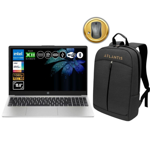 250 G10 i7-1355U 16GB Ram 512GB SSD 15.6" Full HD Fdos Notebook B9YT2ET ATL48 Çanta&Mouse Hediye