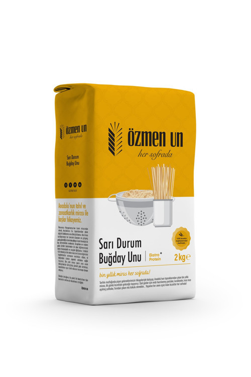 Sarı Durum Buğday Unu 2 Kg