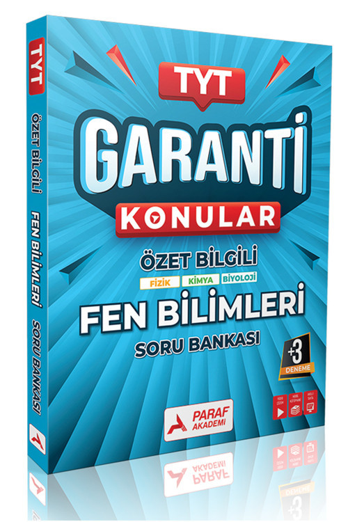 TYT Fen Bilimler Garanti Konular Soru Bankası-PARAF AKADEMİ