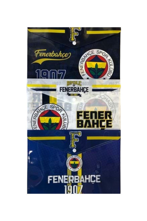 Taraftar Çıtçıtlı Zarf Dosya 3 Adet