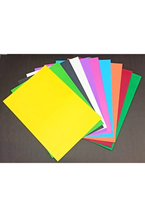 Fon Kartonu A4 24x34 cm 10 Lu Paket Farklı Renk