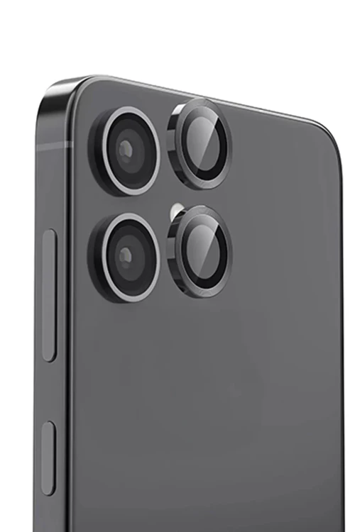 Newface Samsung Galaxy A06 Raze Metal Kamera Lens - Siyah