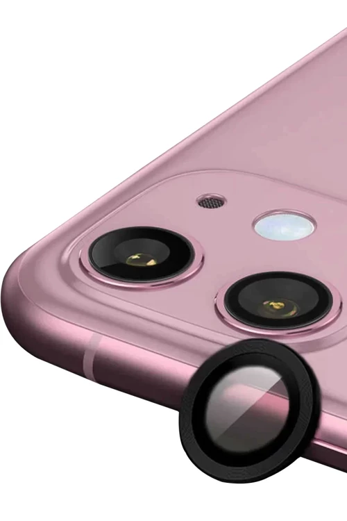 Newface İphone 11 Raze Metal Kamera Lens - Siyah