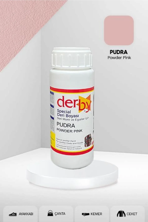 Special Pudra Deri Boyası 100 ml / Mont Eşya Çanta Kemer Cüzdan Ayakkabı Deri Boyası