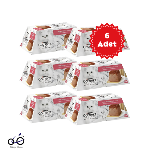 Revelations Somon Balıklı Yetişkin Kedi Konservesi 2x57grx6 Paket