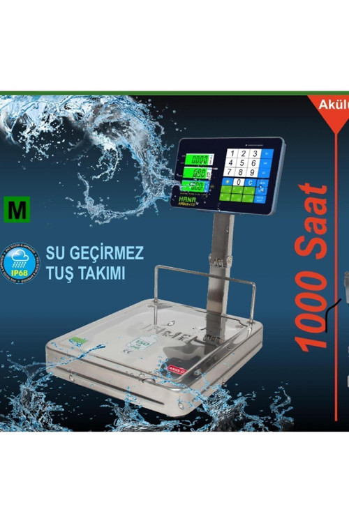 Aırbus-lcd Fiyat Hesaplamalı 150 Kg Terazi Hana Su Geçirmez Tuş Takımı