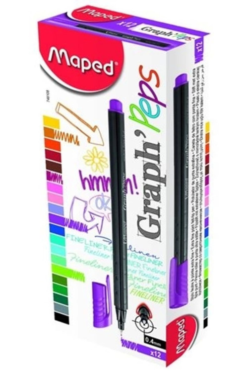 Fineliner ( 12'li ) Mor