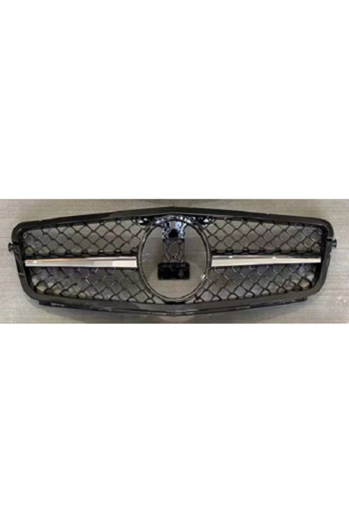 Mercedes W204 C63 Amg Ön Panjur Izgara Seti Siyah Gri 2008 - 2014 Arası Uyumlu