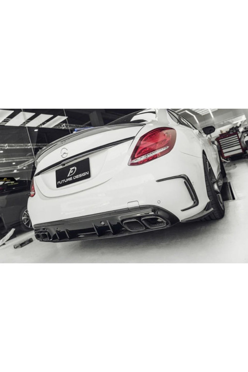 Mercedes C Serisi W205 C63 Arka Tampon 2015-2020 Arası DİFÜZÖRSÜZ MODEL