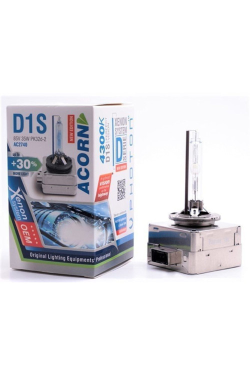 Acorn D1s 6000k %30 Fazla Işık Zenon Xenon Ampul (1 Adet)