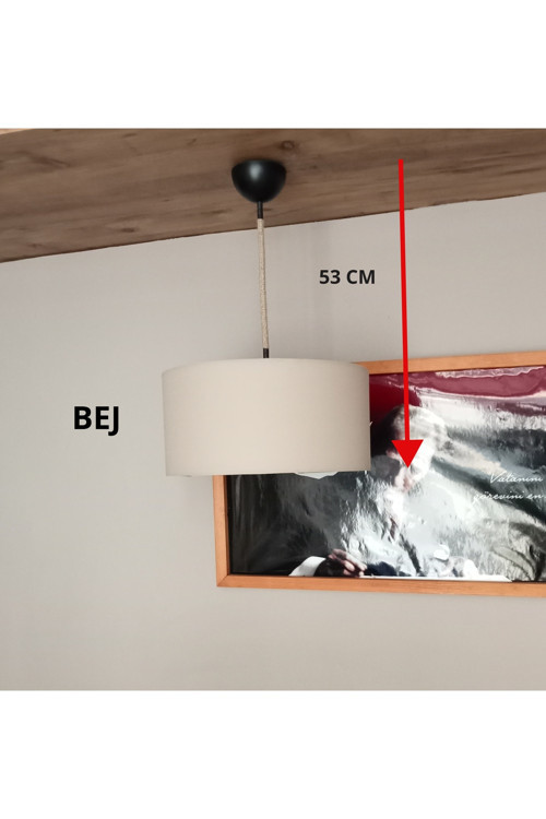 Avize- Bej-jüt Örgü Kablo- Yedek Başlık-genç&çocuk Odası&salon&antre