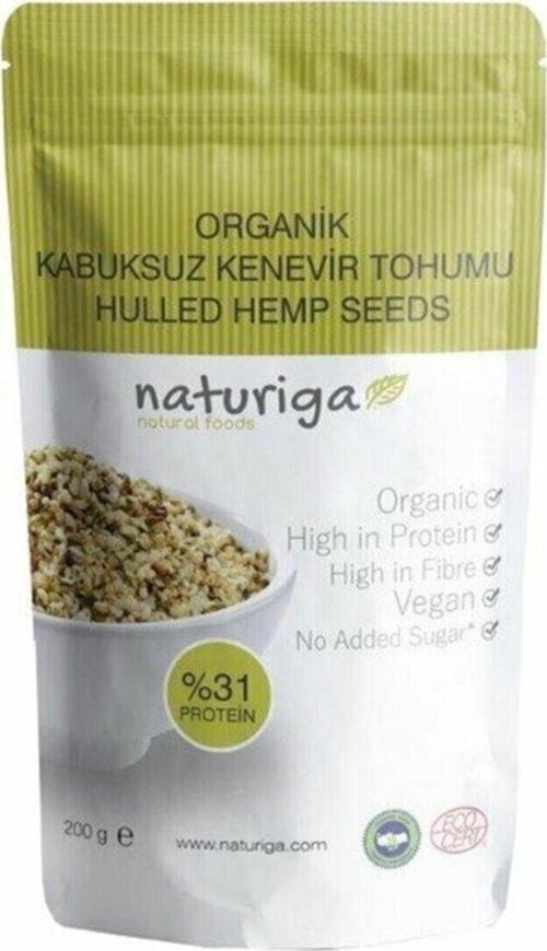Organik Kabuksuz Kenevir Tohumu 200 Gr
