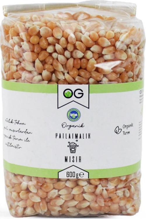 Organik Patlatmalık Mısır 600 Gr