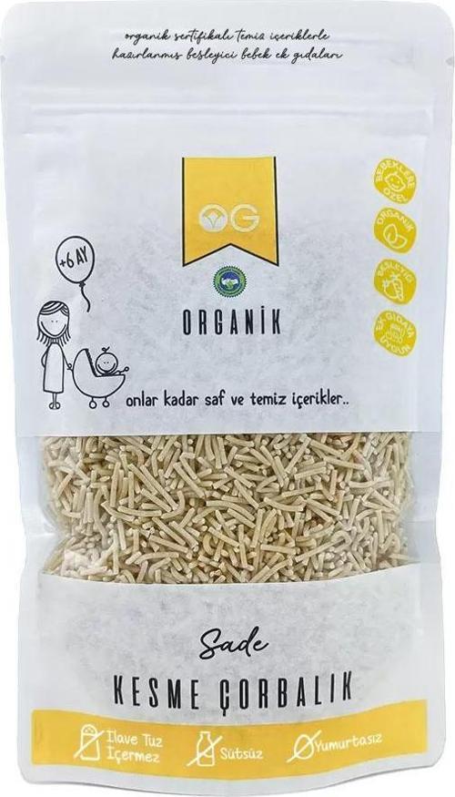 Organik Sade Kesme Çorbalık 200 Gr 6 Ay