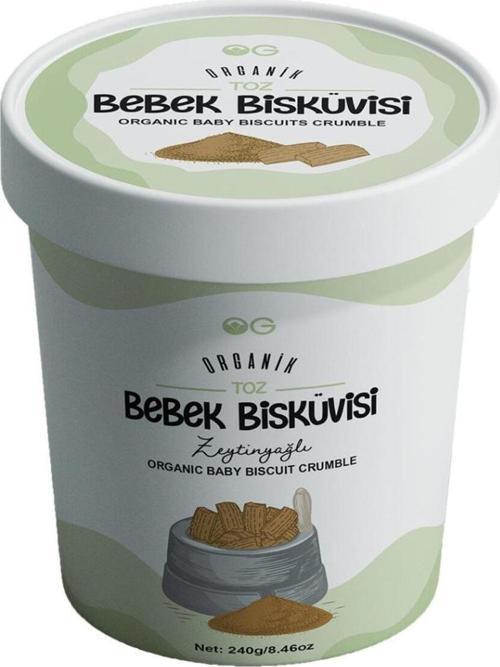 Organik Toz Bebek Bisküvisi 240 Gr +6 Ay