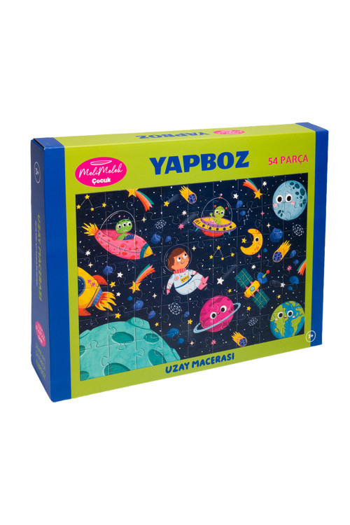 Çocuk Yapboz Puzzle - Uzay Macerası (Ceyda Düvenci)