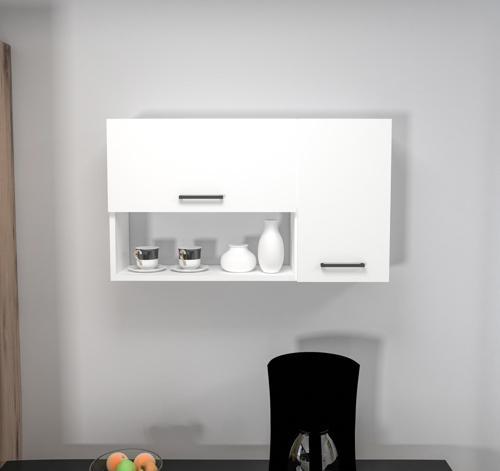 Akasya Mutfak Dolabı Banyo Dolabı Çok Amaçlı Dolap, Beyaz - Akasya