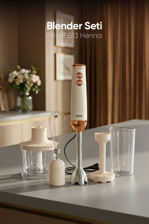 El Blender Seti 1200 W FR-HB513 Henna Krem