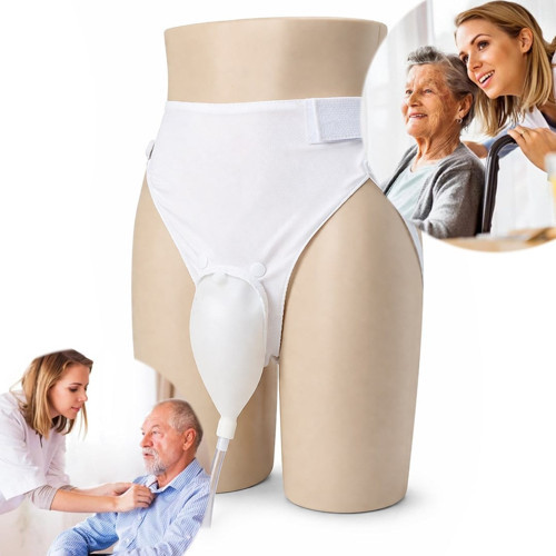 Sunup SN-29978 Erkekler İçin Silikon İdrar Toplayıcı Külotlu Üniter Sistemi İşeme Aparatı