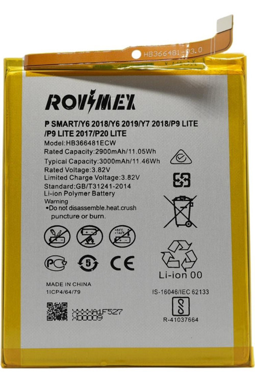 Huawei P9 Lite (Vns-L31) Batarya Pil