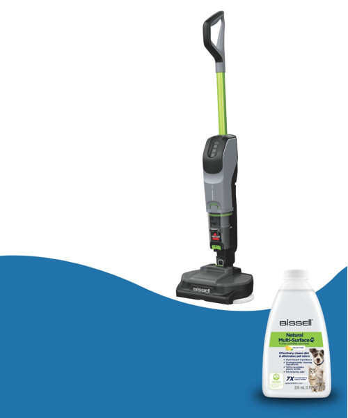 Spinwave + Vac Pet Kablosuz Vakumlu Zemin Silme Makinesi