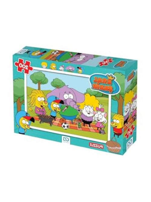 200 Parça Çocuk Puzzle - Kral Şakir Lisanslı Yapboz