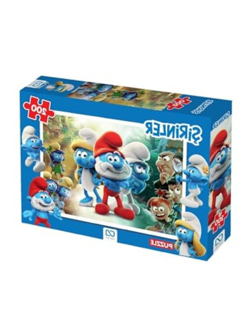 Canlı Renklerle 200 Parça 33x48cm Çocuk Puzzle Yapboz Seti