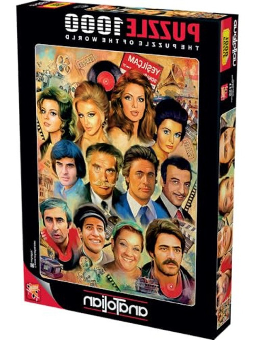 Yeşilçam Yıldızları Temalı 1000 Parça Puzzle