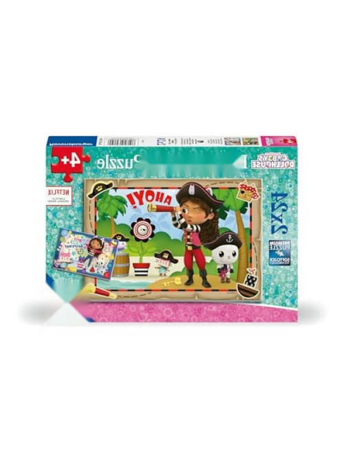 Gabby's Dollhouse Temalı 2x24 Parça Çocuk Puzzle