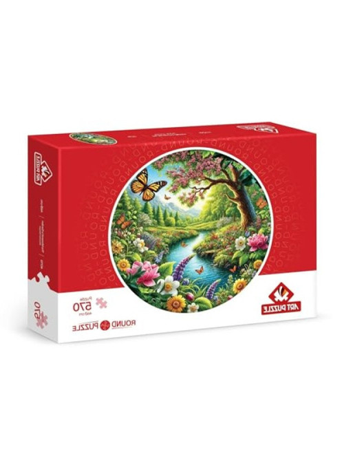 Yuvarlak Tasarım: Monarkın Bahçesi 570 Parça Puzzle