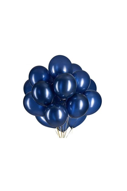 10 Adet Gece Mavisi Pastel Balon 12 Inç 30 Cm
