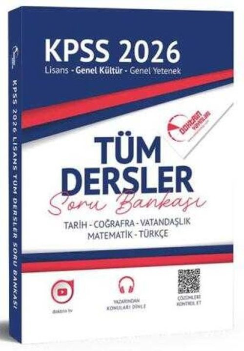 Doktrin Yayınları 2026 Kpss Genel Kültür Yetenek Tüm Dersler Tek Soru Bankası