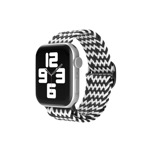 Apple Watch 38Mm Kordon (Saat Değildir) - Zigzag Siyah-Beyaz