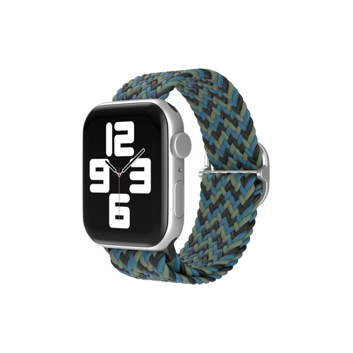 Apple Watch 38Mm Kordon (Saat Değildir) - Zigzag Mavi-Yeşil