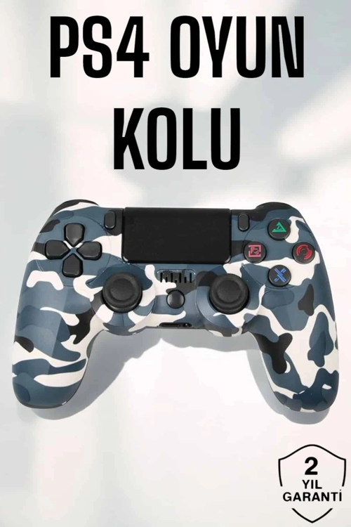 Mey İthalat® Ps4 Oyun Kolu Kamuflaj Desenli Joystick