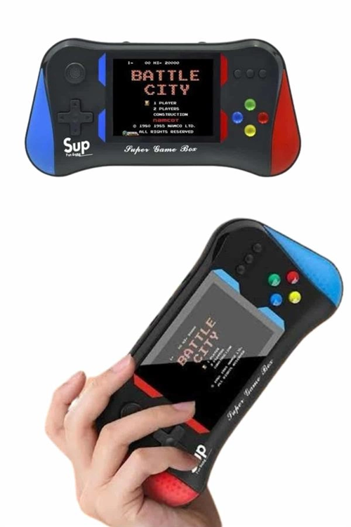 3.5 İnç 500 Klasik Retro Oyun Yüklü Kollu Oyun Konsolu