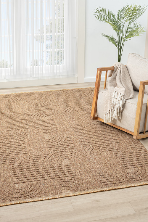 Lara İskandinav Dokuma Bukleli Modern Salon Halısı Mutfak Halısı Koridor Halısı Yolluk