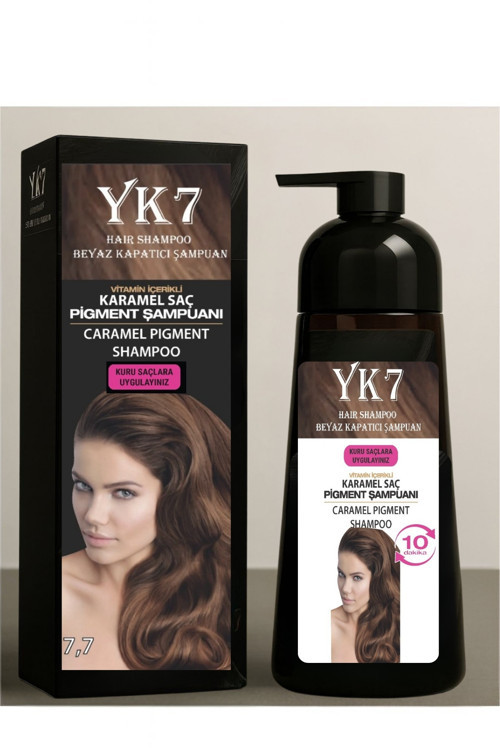 Beyaz Kapatıcı (Karamel 7.7) Pratik Boya Şampuan 300 Ml. 13 Renk Seçeneği
