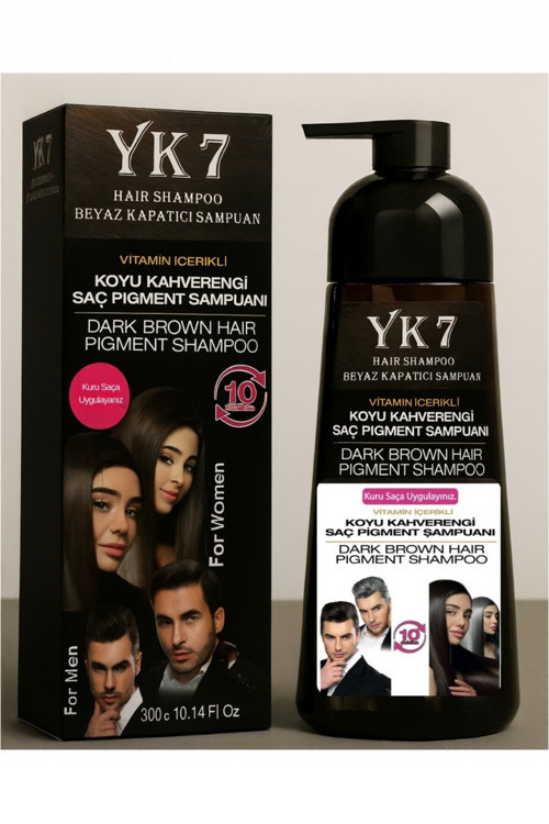 Beyaz Kapatıcı (Koyu Kahve/Dark Brown) Şampuan 300 Ml.