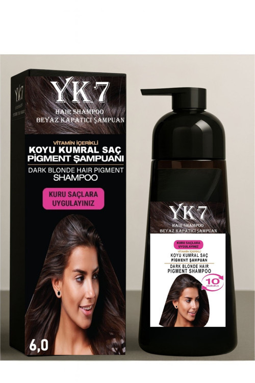 Beyaz Kapatıcı (Koyu Kumral/Dark Blonde 6.0) Şampuan 300 Ml.