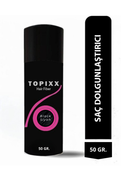 50 Gr. Black/Siyah Saç Tozu Topik, Saçdolgunlaştırıcı Toz