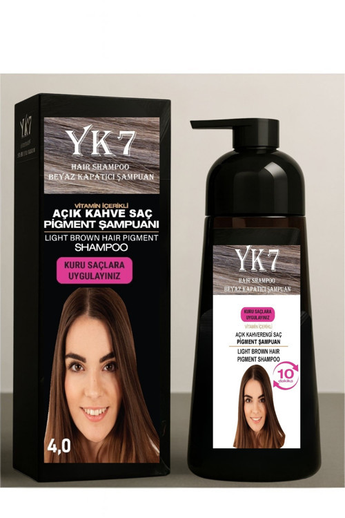 Beyaz Kapatıcı (Açık Kahve 4.0 /Light Brown) Şampuan 300 Ml.