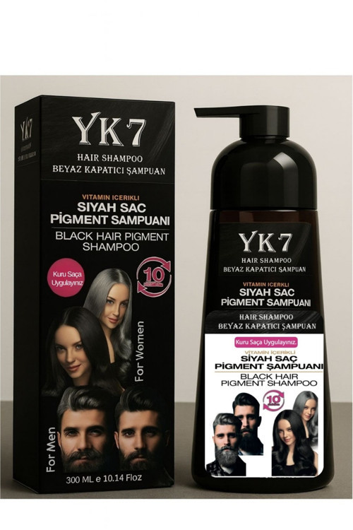 Beyaz Kapatıcı (Siyah/Black) Şampuan 300 Ml.