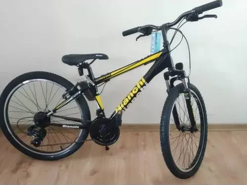 Star V Fren 21 Vites 24 Jant Dağ Bisikleti Siyah Sarı