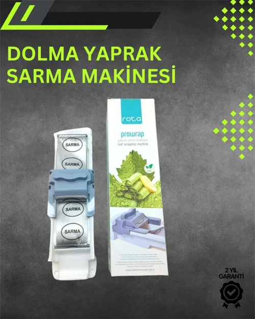 Manuel Yaprak Sarma Gıdaya Uygun Kolay Temizlenebilir Tasarım
