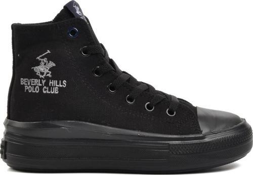 Po-30087 Siyah Kadın Hi Sneaker