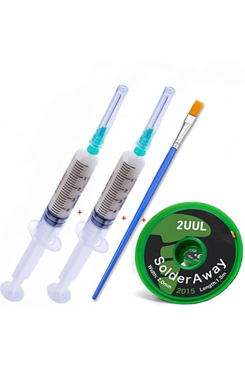 2Uul Away 2.0Mm Lehim Uzak Lehim Sökme Fitili Ve Krem Flux Seti