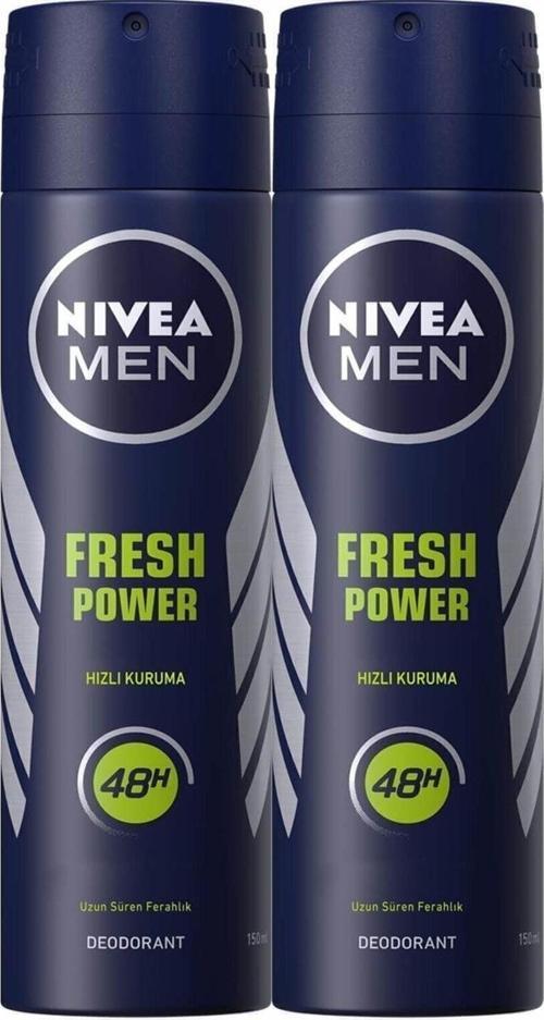 Fresh Power Sprey Deodorant 150Ml Erkek 2'Li Avantaj Paketi