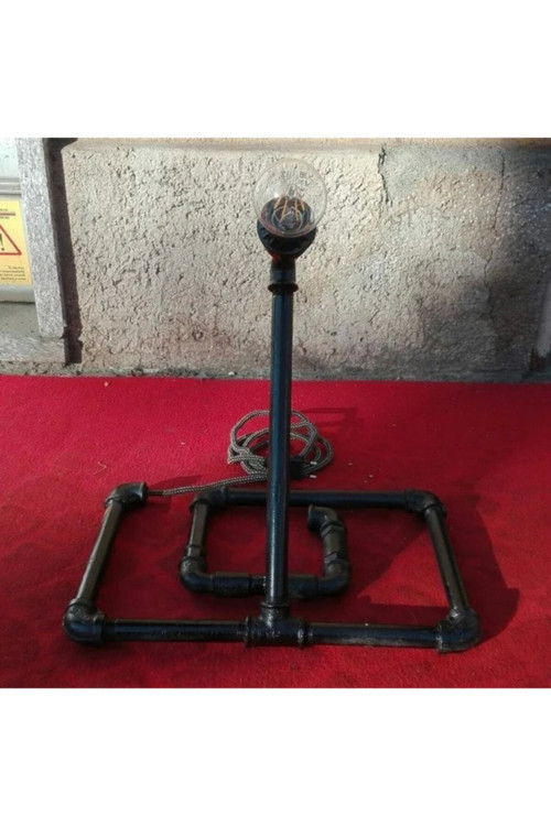 Dekoratif Borudan Masaüstü Aydınlatma Lambader