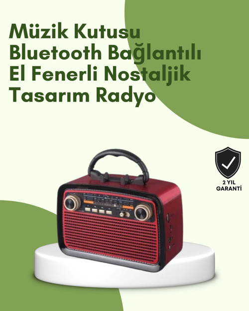 Kablosuz Bluetooth Hoparlör – Yüksek Ses Kalitesi, Uzun Pil Ömrü, Fm Ve Am Radyo Fonksiyonu